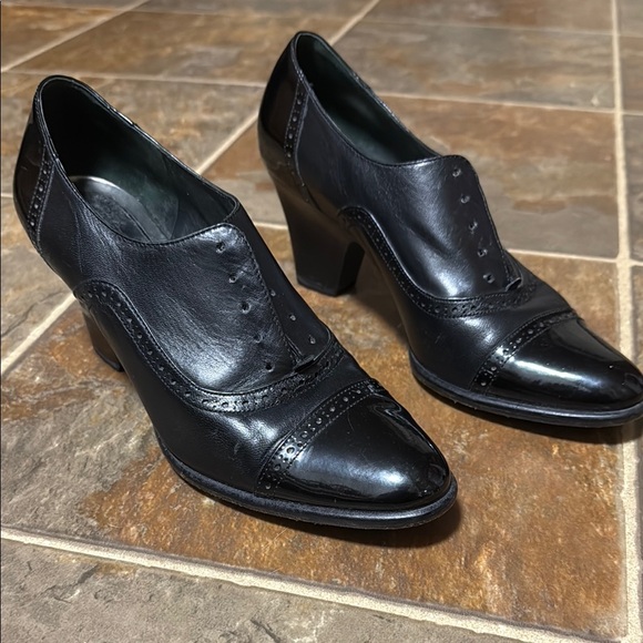 Via Spiga Shoes - Via Spiga Black Patent Leather Oxfords